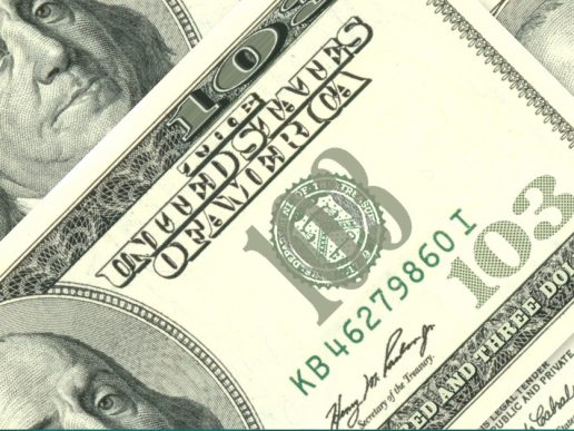 Image of a fictional US$103 bill